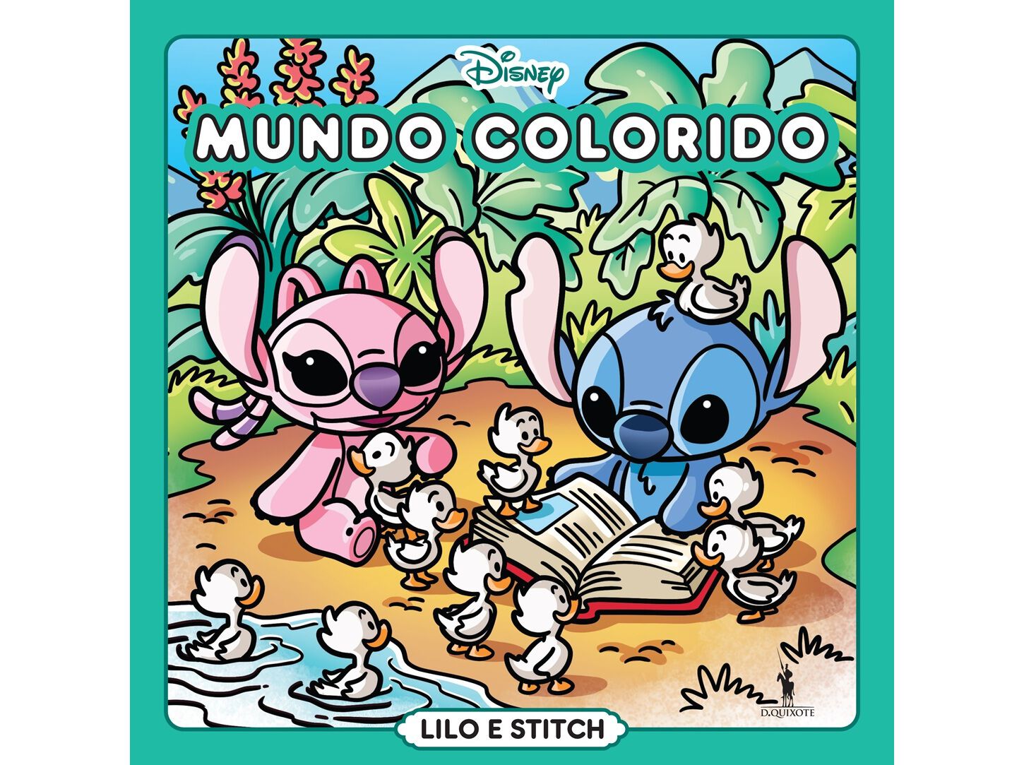 LIVRO MUNDO COLORIDO LILO E STITCH image number 0