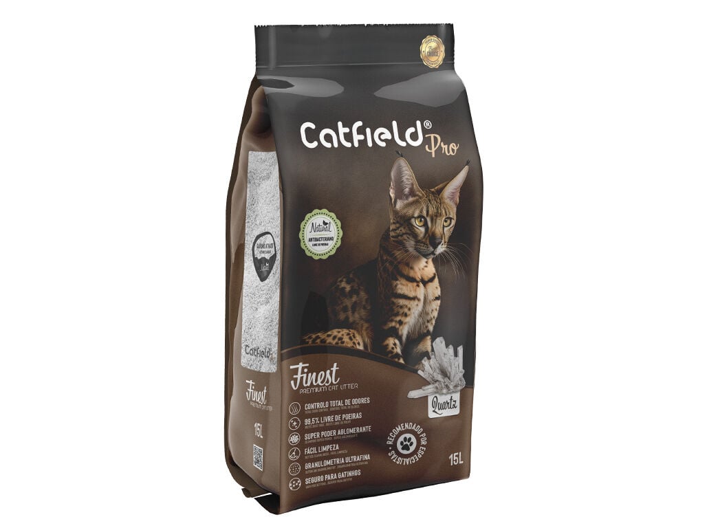 AREIA AGLOMERANTE CATFIELD FINEST PRO QUARTZ 15L