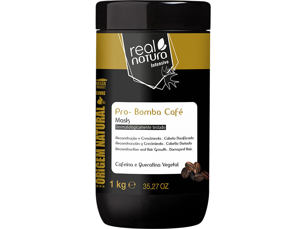 M&Aacute;SCARA SEM SAL REAL NATURA PRO-REPARA&Ccedil;&Atilde;O BOMBA CAF&Eacute; 1KG image number 0