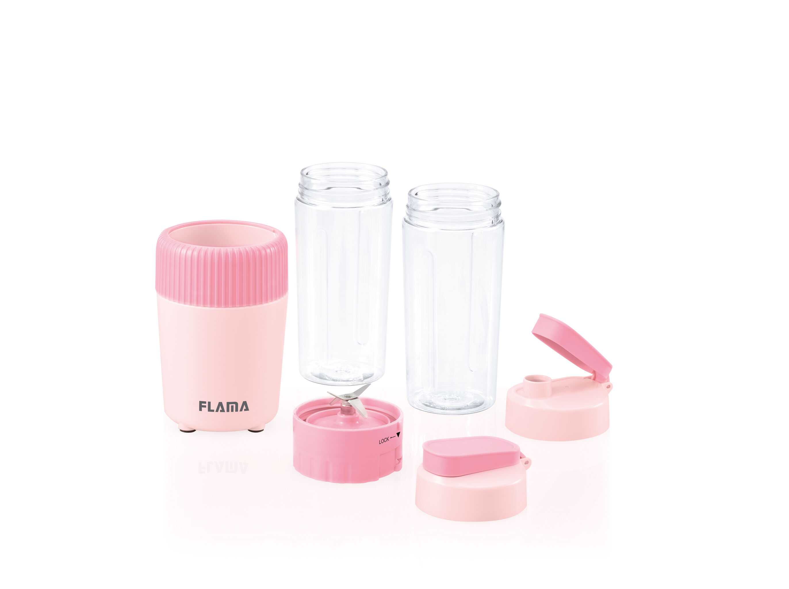 LIQUIDIFICADORA FLAMA 2223FL TO-GO CHERRY PINK 300W 0.6 L image number 3