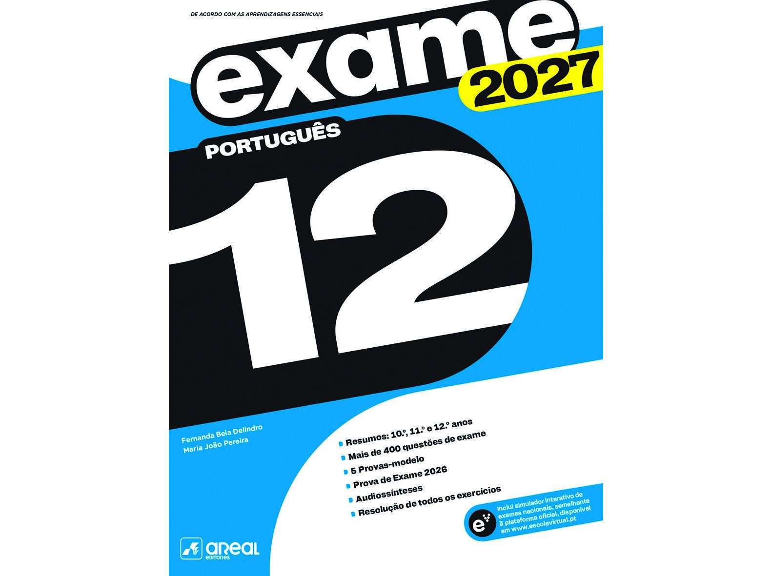 Areal Editora Preparar o Exame Nacional 2027 - Português - 12.º Ano, Variante única
