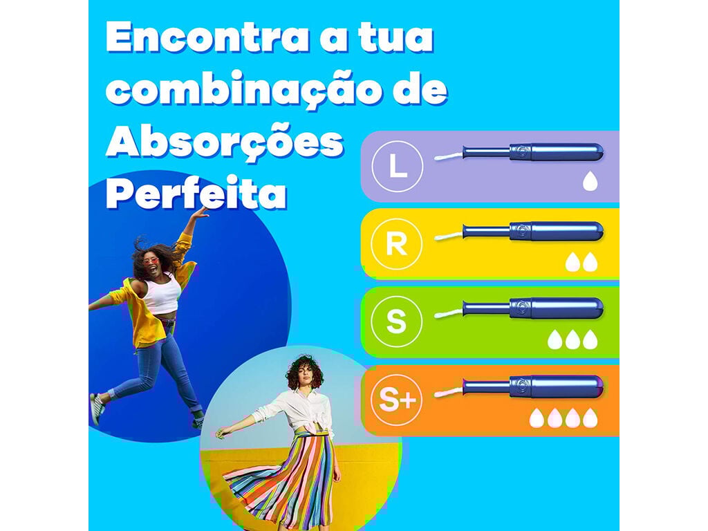 Tamp&otilde;es Compak Ligeiro com Aplicador Tampax 24 un image number 2