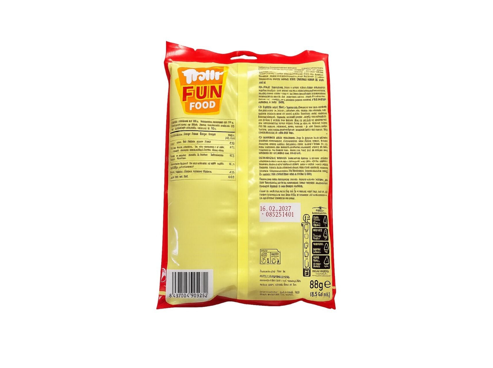GOMAS TROLLI FUN FOOD 88G image number 1