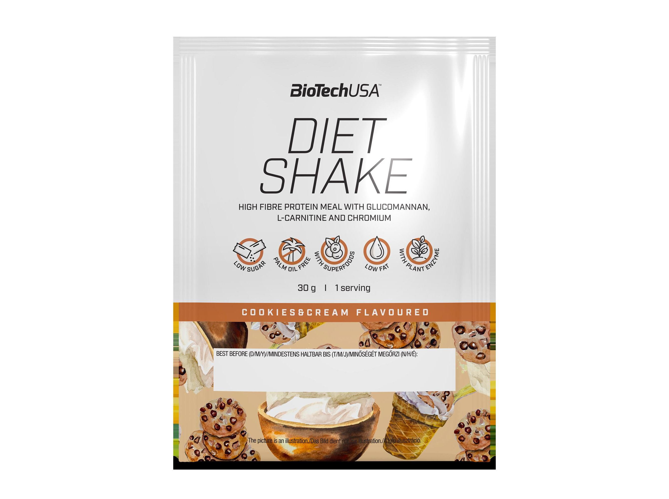 BATIDO DIETA BIOTECH USA COOKIES&CREAM 30G image number 0