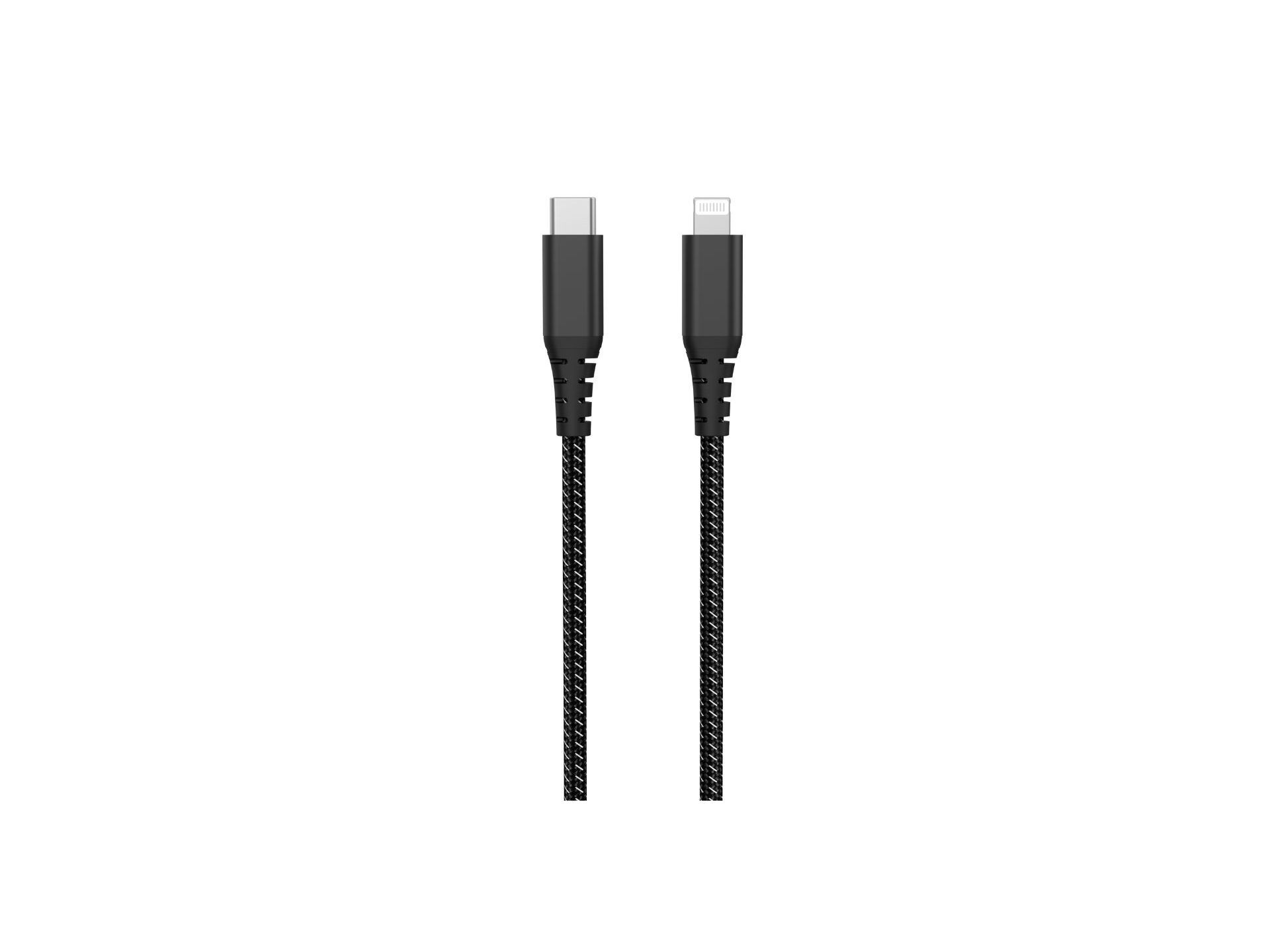 CABO USBC TO 8PIN QILIVE 600183183 RESIST. PRETO 1.5M image number 1
