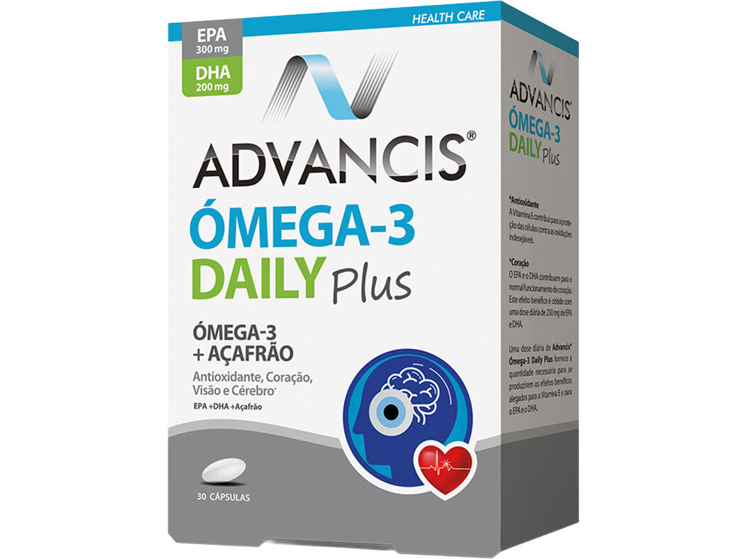 SUPLEMENTO ADVANCIS OMEGA-3 DAILY PLUS 30 C&Aacute;PS image number 0