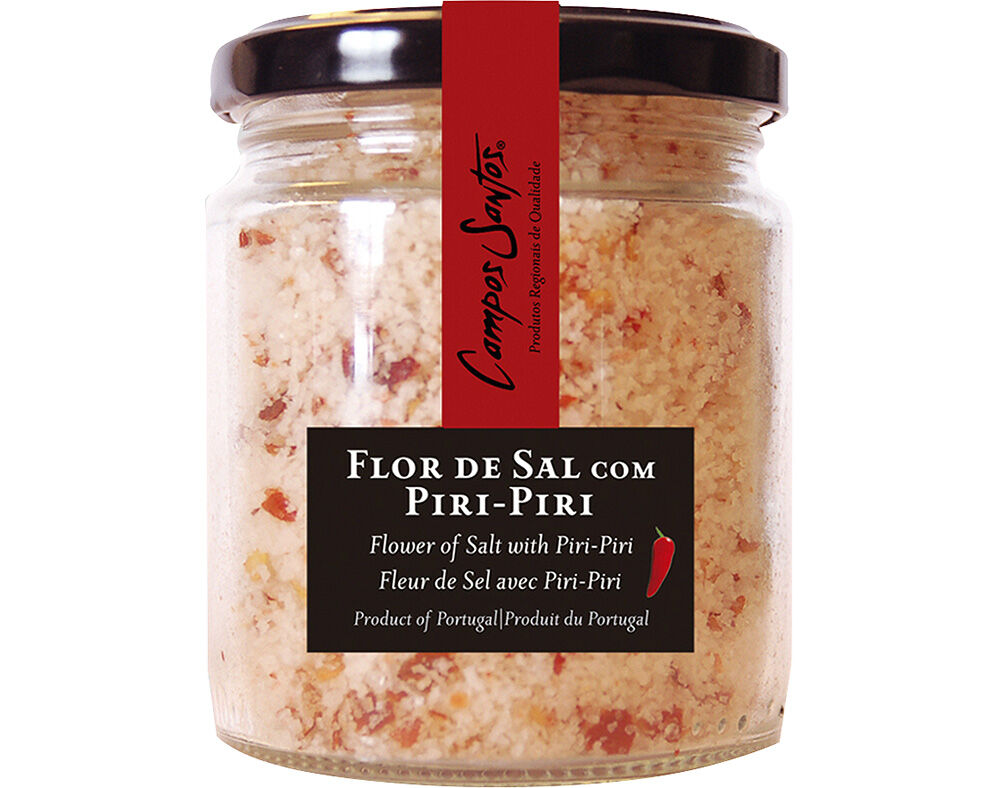 FLOR DE SAL CAMPOS SANTOS COM PIRI-PIRI 150G