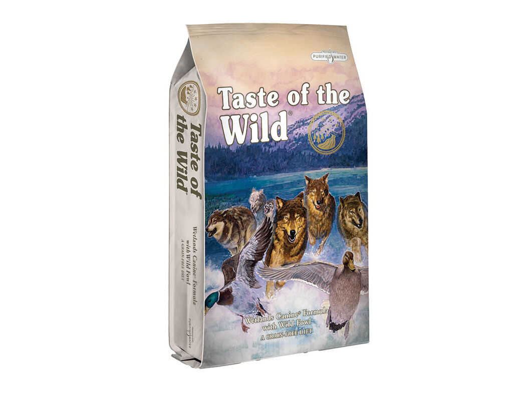 RA&Ccedil;&Atilde;O C&Atilde;O TASTE OF THE WILD WETLANDS PATO 2KG image number 0