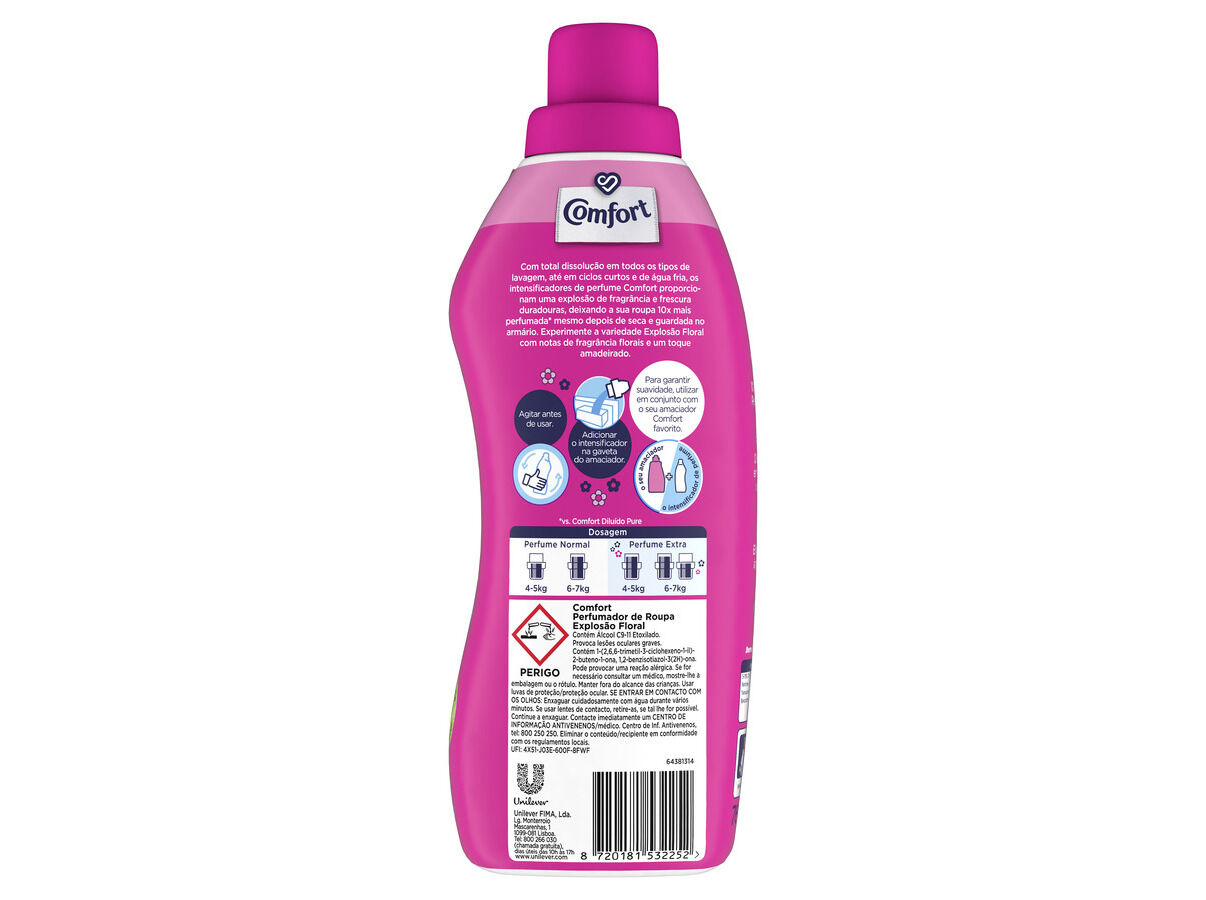 INTENSIFICADOR PERFUME L&Iacute;QUIDO COMFORT EXPLOS&Atilde;O FLORAL 38 DOSES image number 1