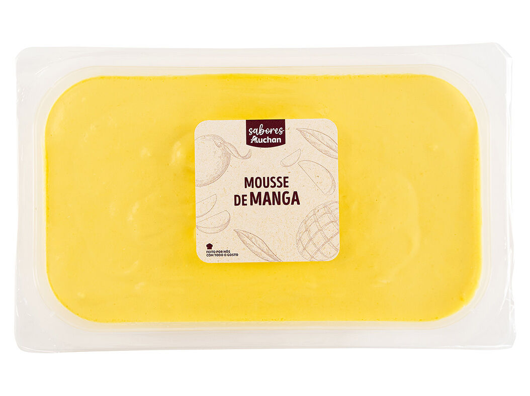 MOUSSE DE MANGA SABORES AUCHAN 600 G image number 1