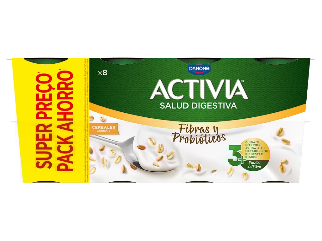 IOGURTE BIFIDUS ACTIVIA CEREAIS 8 X115G