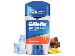 DESODORIZANTE STICK GILLETTE CLEAR GEL SPORT TRIUMPH 70 ML