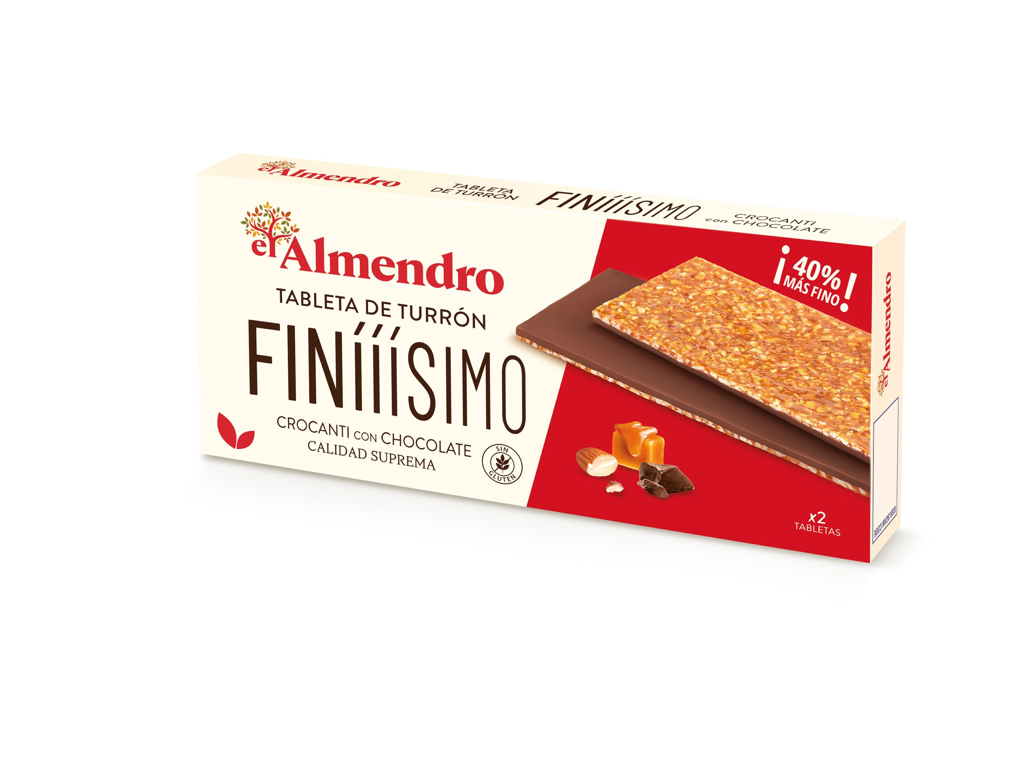 TORR&Atilde;O EL ALMENDRO FINIIISIMO CROCANTI 180G image number 0