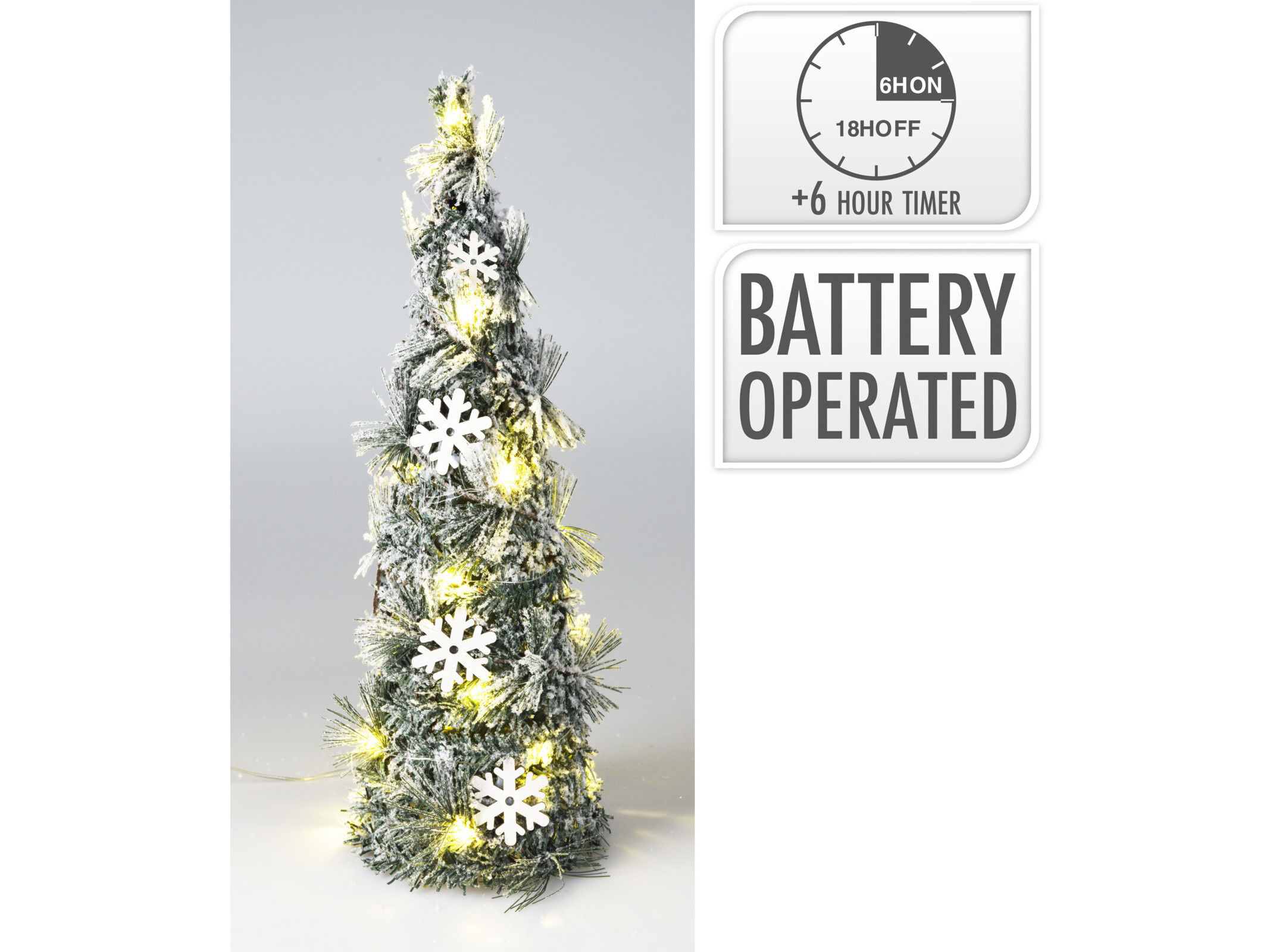 &Aacute;RVORE DE NATAL LED 12X12X40CM