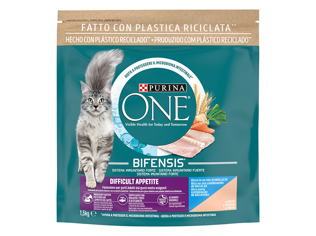 RA&Ccedil;&Atilde;O PARA GATO PURINA ONE APETITE DIF&Iacute;CIL 1.5KG image number 1