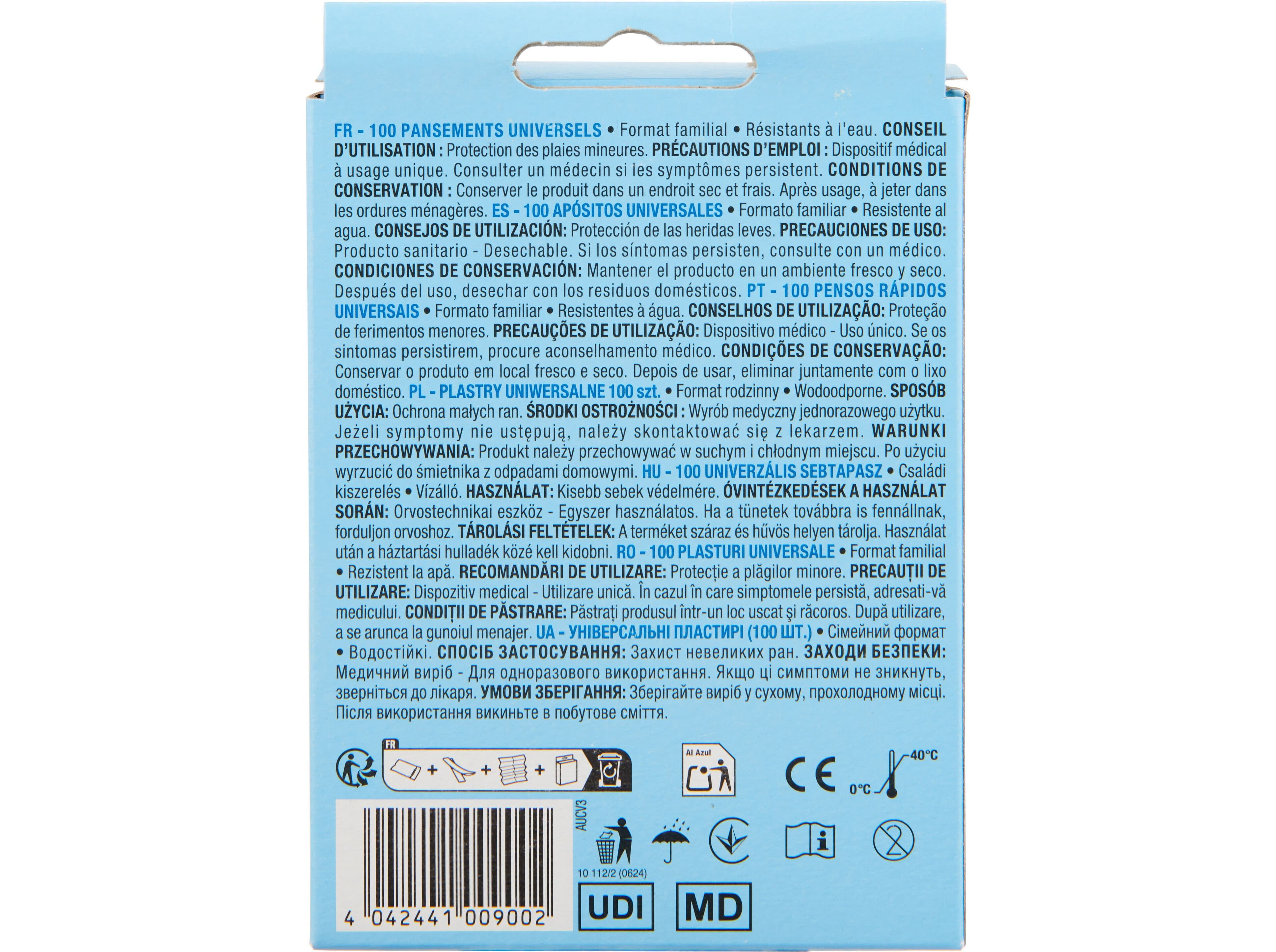 PENSOS AUCHAN MULTIUSOS 4 TAMANHOS 100UN image number 1