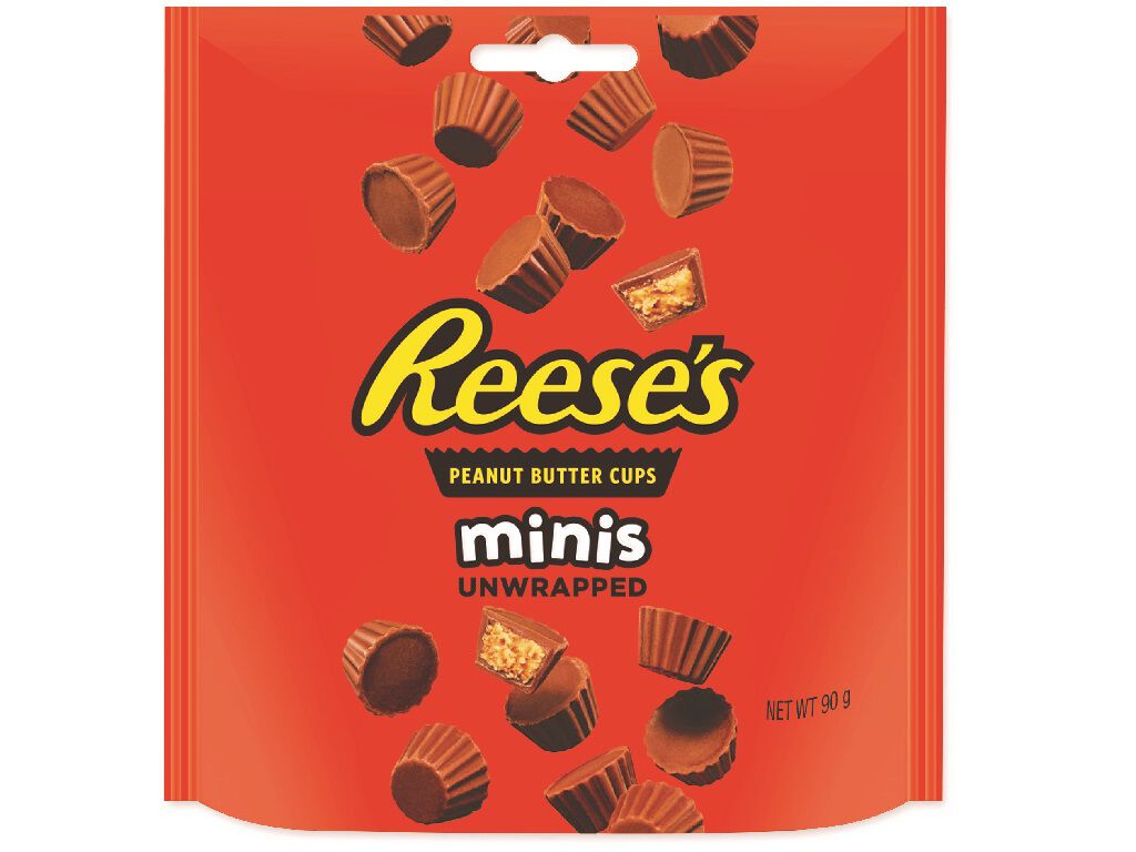 CHOCOLATE REESE'S MINI RECHEIO MANTEIGA AMENDOIM 90G