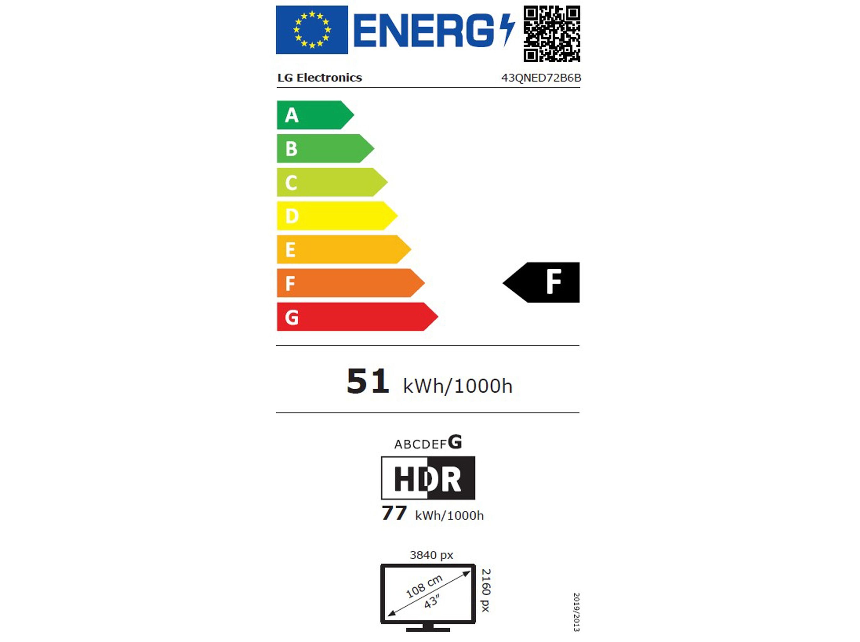 TV MINI LED QNED AI LG &nbsp;43QNED72B6B.AEU 43'' 4K SMART image number 7