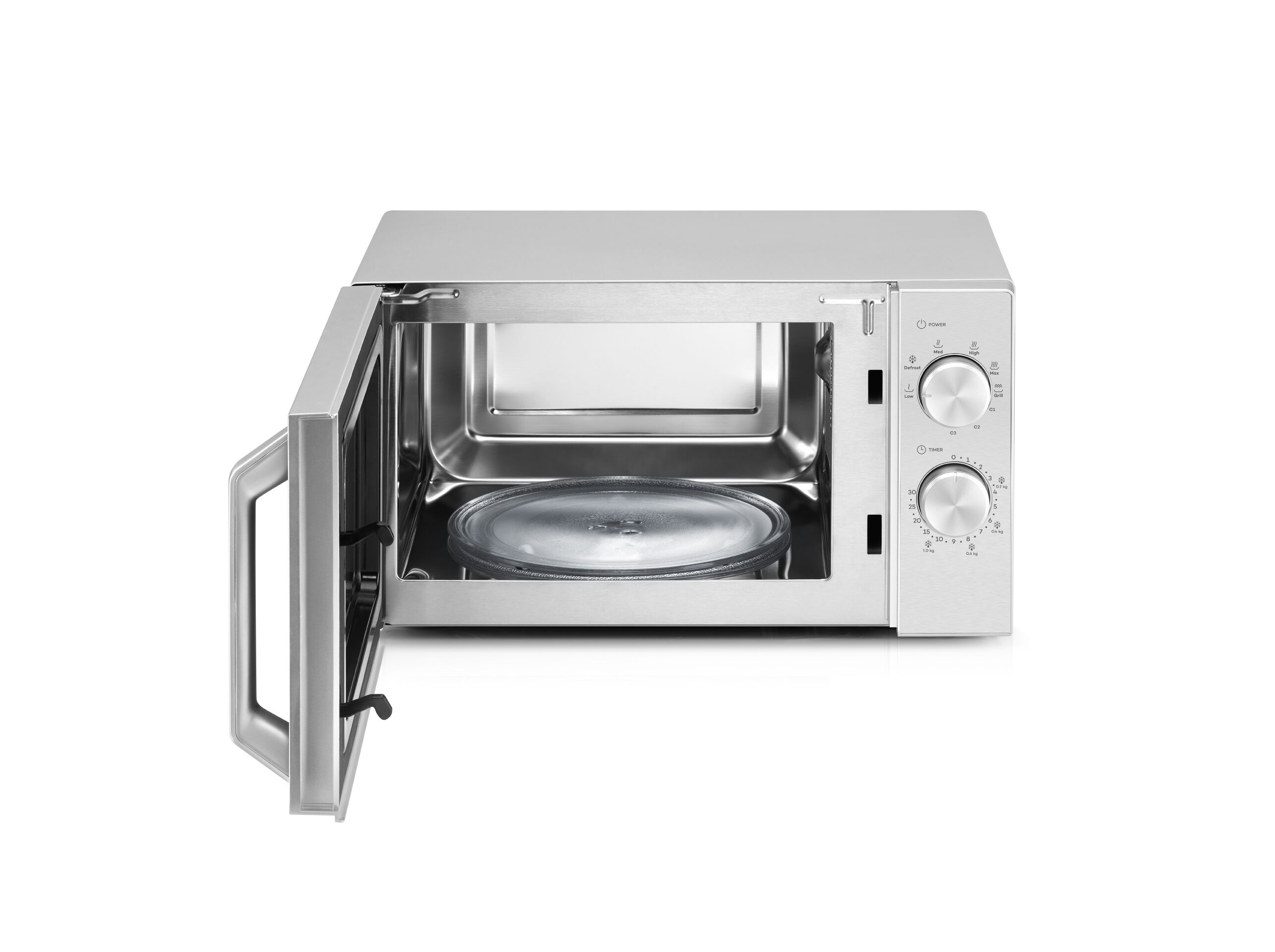 MICRO-ONDAS COM GRILL FLAMA 1815FL INOX 20L image number 5