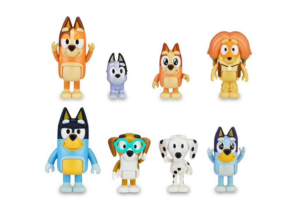 FIGURAS BLUEY PACK 8 image number 1