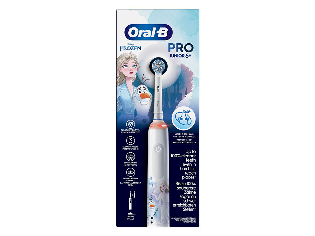 ESCOVA DE DENTES EL&Eacute;TRICA ORAL-B JUNIOR PRO FROZEN image number 1