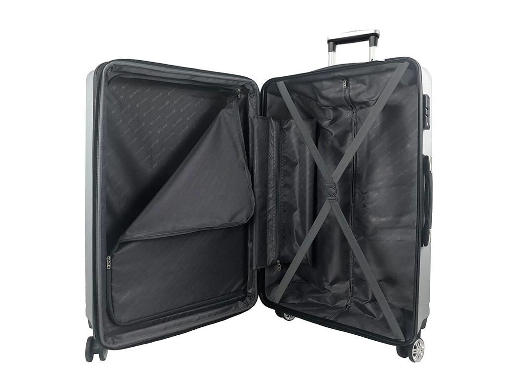 MALA DE VIAGEM GRANDE R&Iacute;GIDA AIRPORT CINZENTO 8 RODAS 75CM image number 2