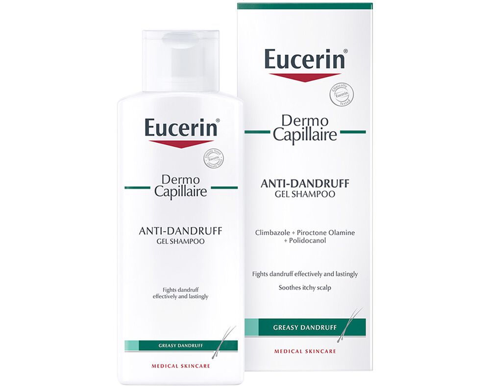 CHAMP&Ocirc; EUCERIN CABELOS OLEOSOS ANTI-CASPA 250ML