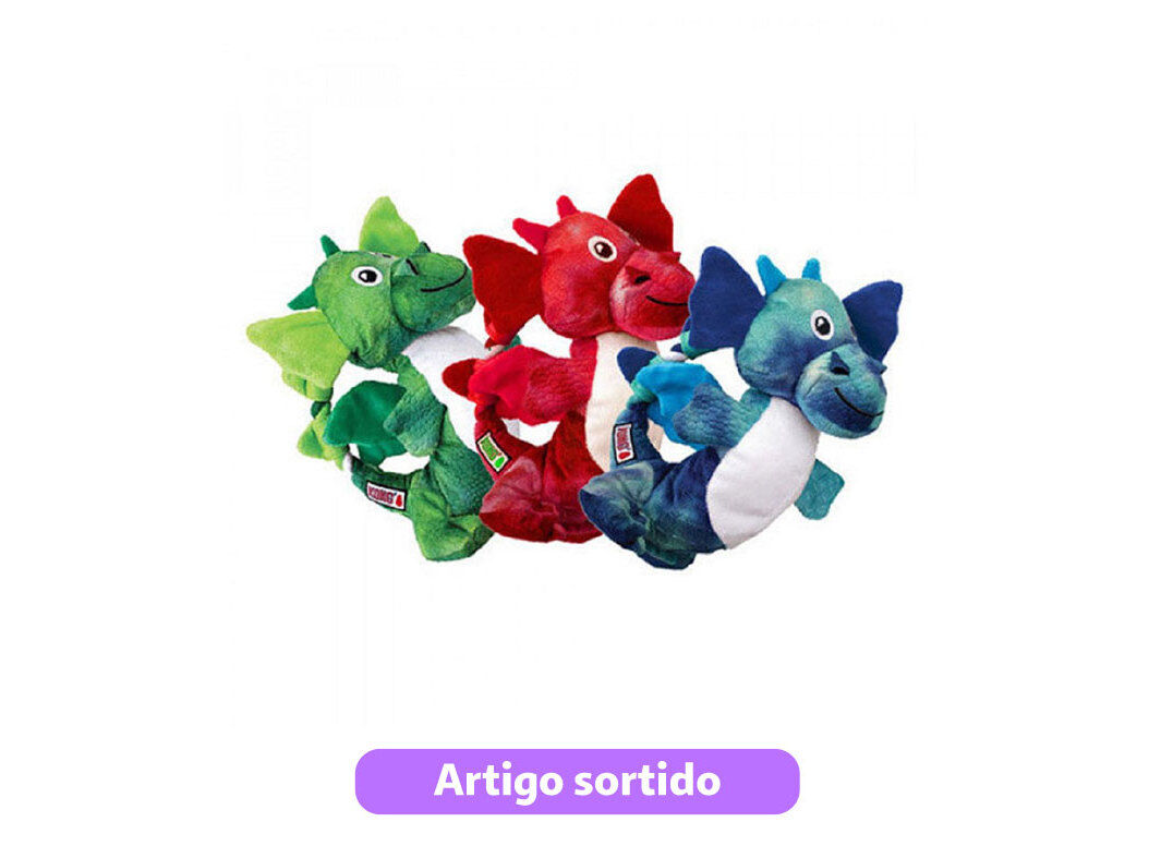 BRINQUEDO PARA C&Atilde;O KONG KNOTS DRAG&Atilde;O TAMANHO M/L CORES SORTIDAS