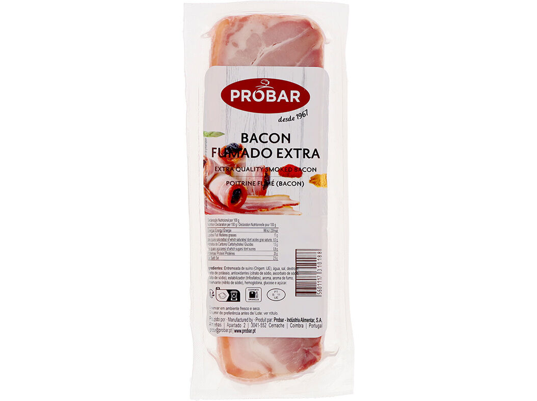 BACON FUMADO PROBAR EXTRA PEDA&Ccedil;OS 190G image number 0