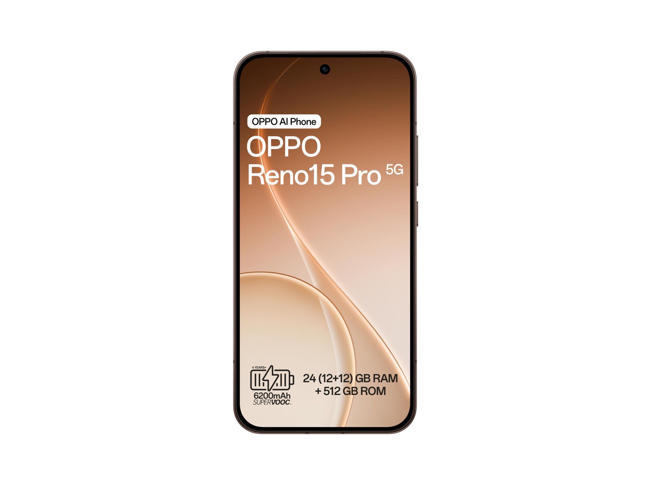SMARTPHONE OPPO RENO15 PRO 5G (6.32'' 12/512GB PRETO MOCHA) image number 2