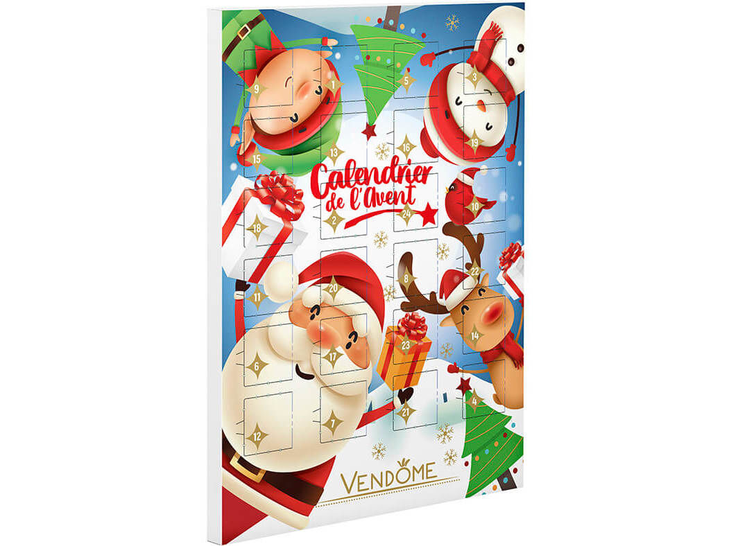CALEND&Aacute;RIO ADVENTO VENDOME COM 24 FIGURAS DE CHOCOLATE 75G