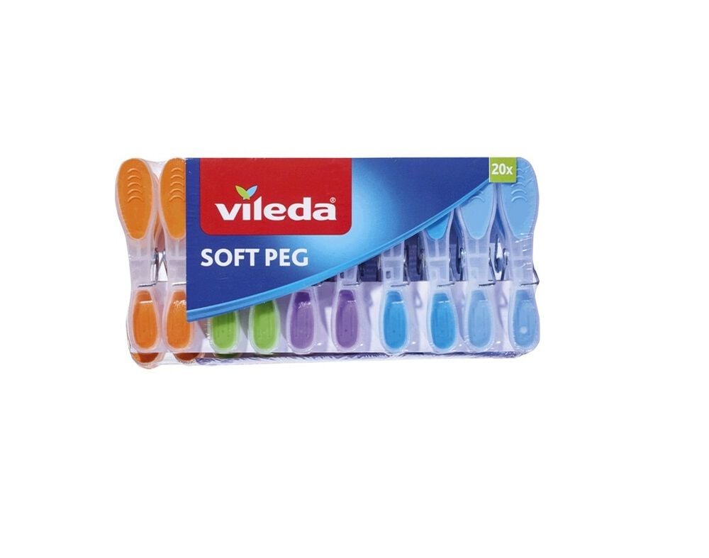 CONJUNTO MOLAS ROUPA VILEDA PACK 20 UNIDADES