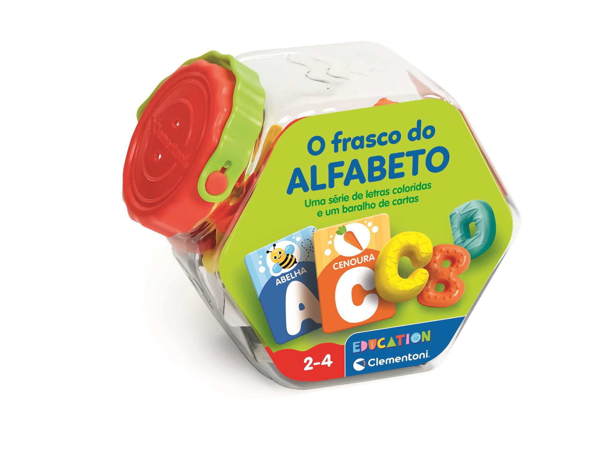 O FRASCO DO ALFABETO CLEMENTONI image number 0