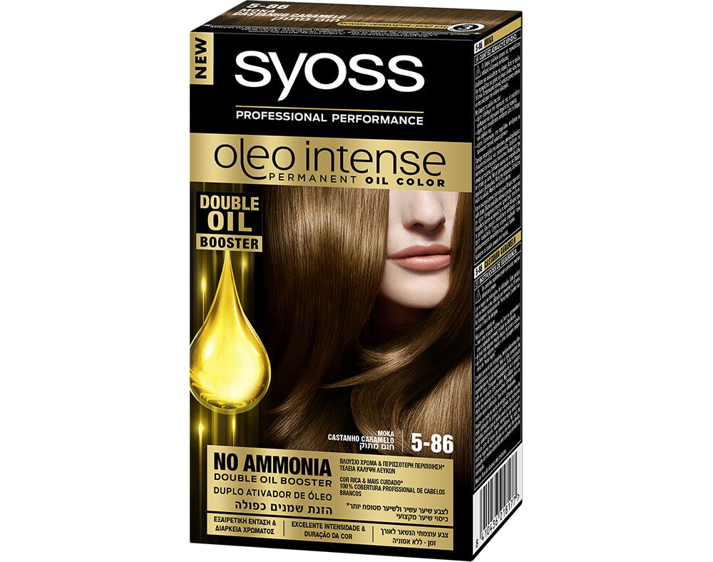 COLORA&Ccedil;&Atilde;O SYOSS &Oacute;LEO INTENSE 5.86 CASTANHO CARAMELO