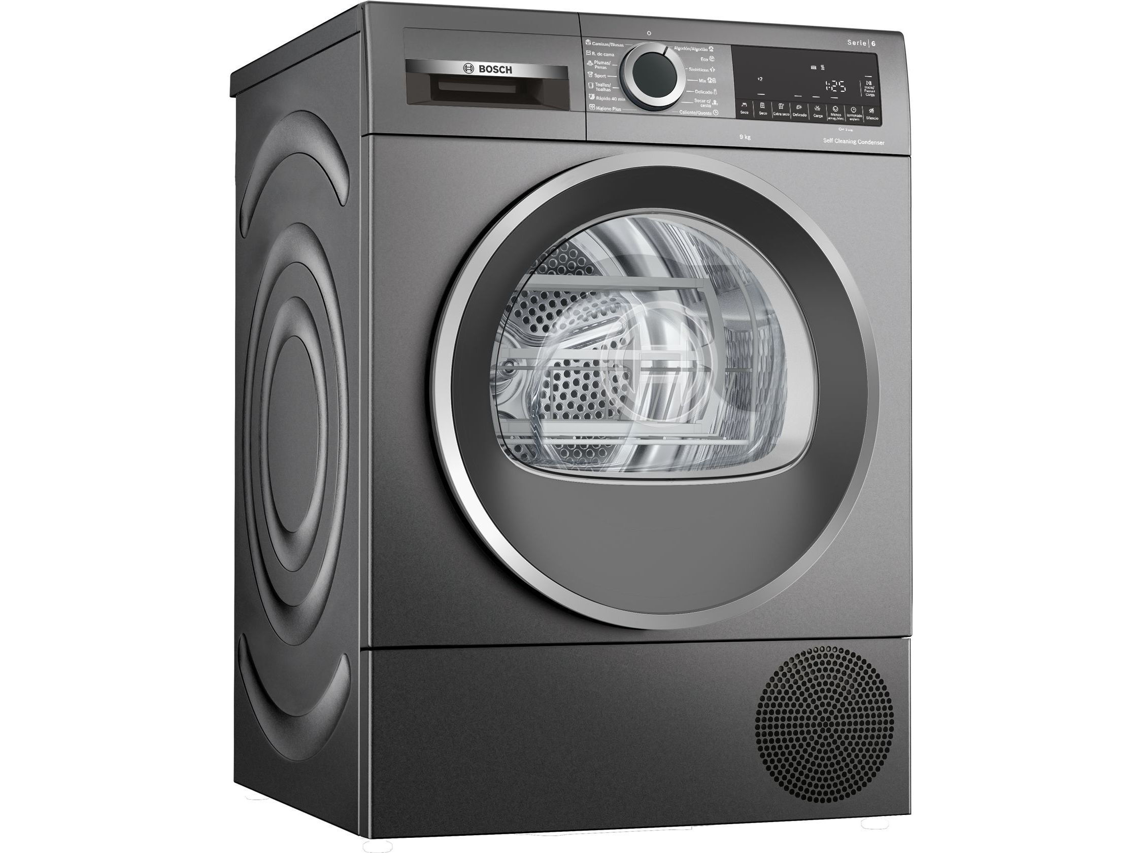 M&Aacute;QUINA SECAR ROUPA BOSCH WQG245DRES INOX C 9KG