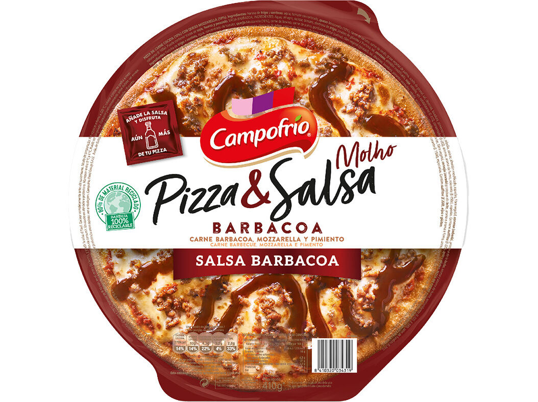 PIZZA FRESCA DE BARBECUE CAMPOFRIO 410G