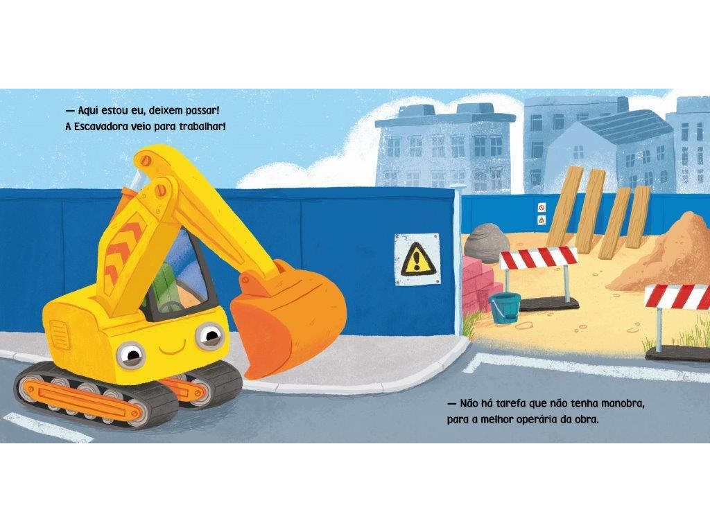 LIVRO PEQUENOS G&Eacute;NIOS - A ESCAVADORA FAZ TUDO image number 1