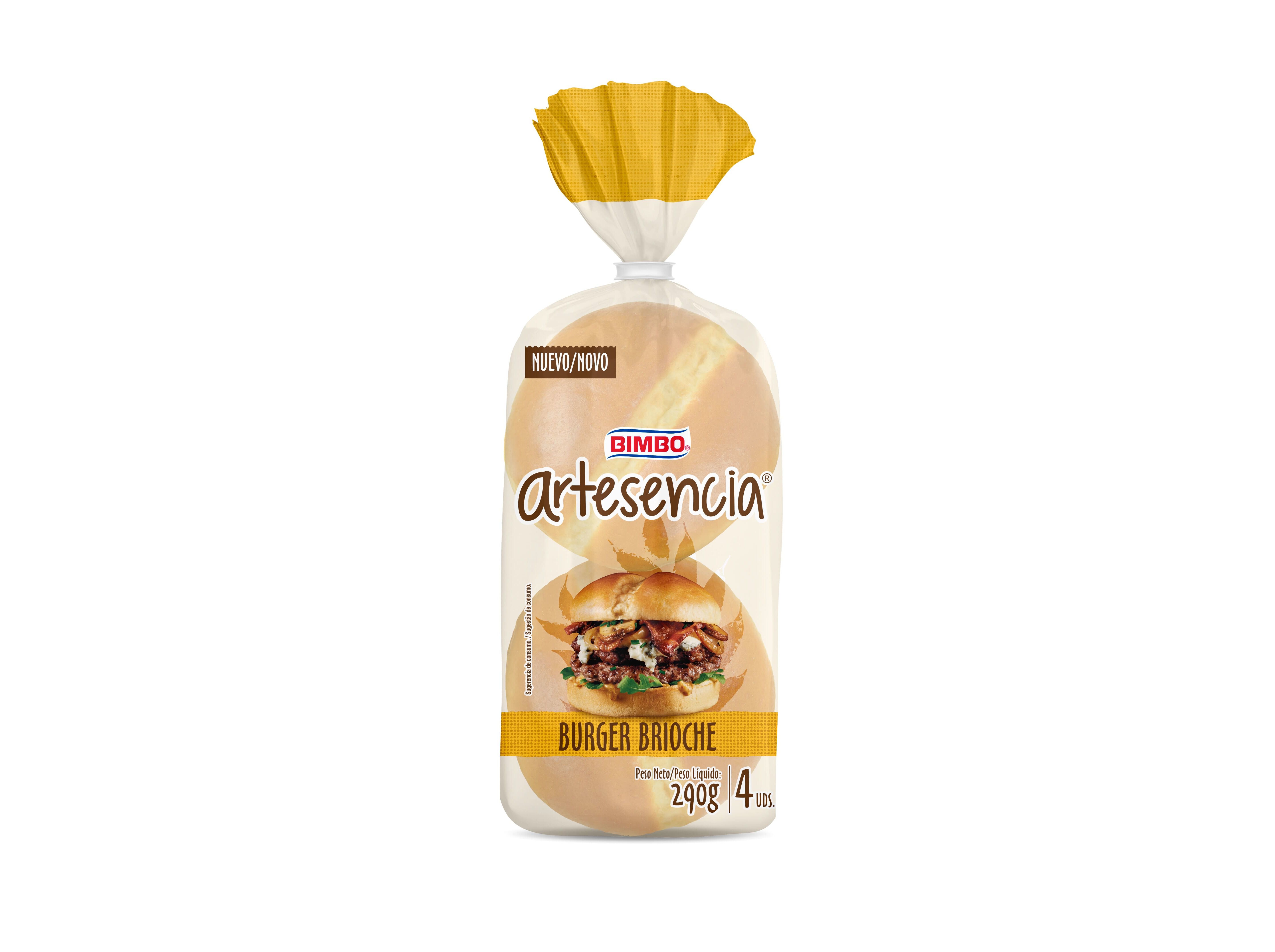 P&Atilde;O HAMB&Uacute;RGUER BIMBO ARTESENCIA BRIOCHE 240G image number 0