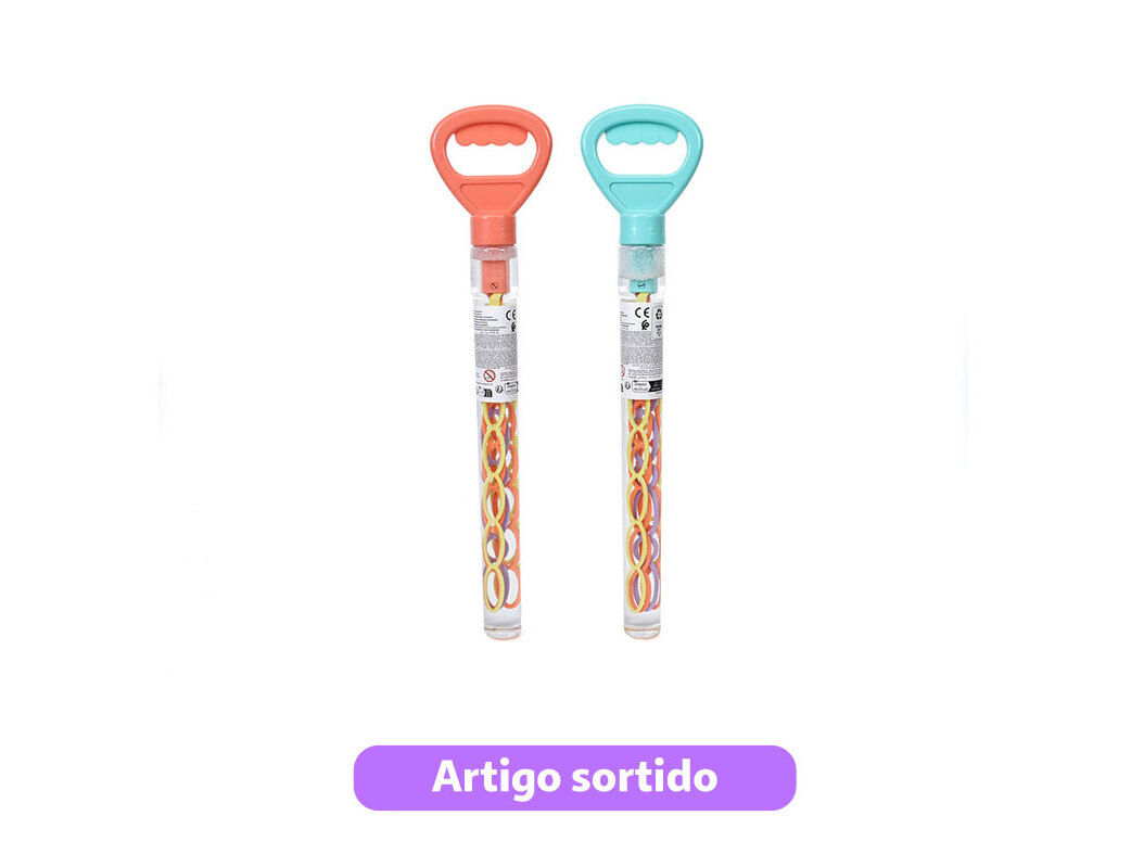 ESPADA BOLAS SAB&Atilde;O ONE TWO FUN COM 5 VARAS CORES SORTIDAS