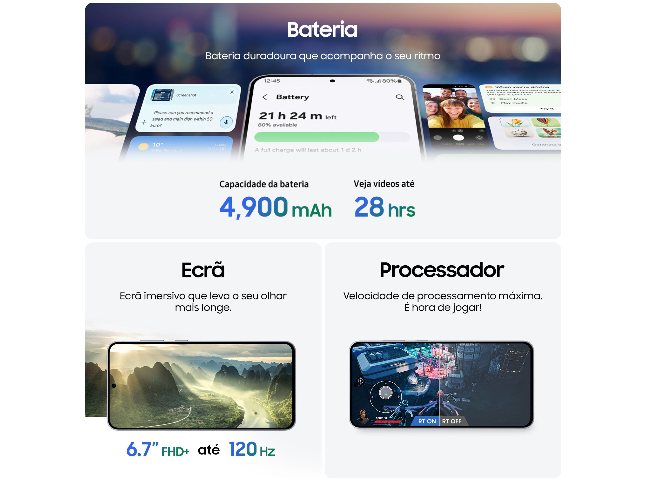 SMARTPHONE SAMSUNG GALAXY S25 FE 256GB AZUL GELO image number 5