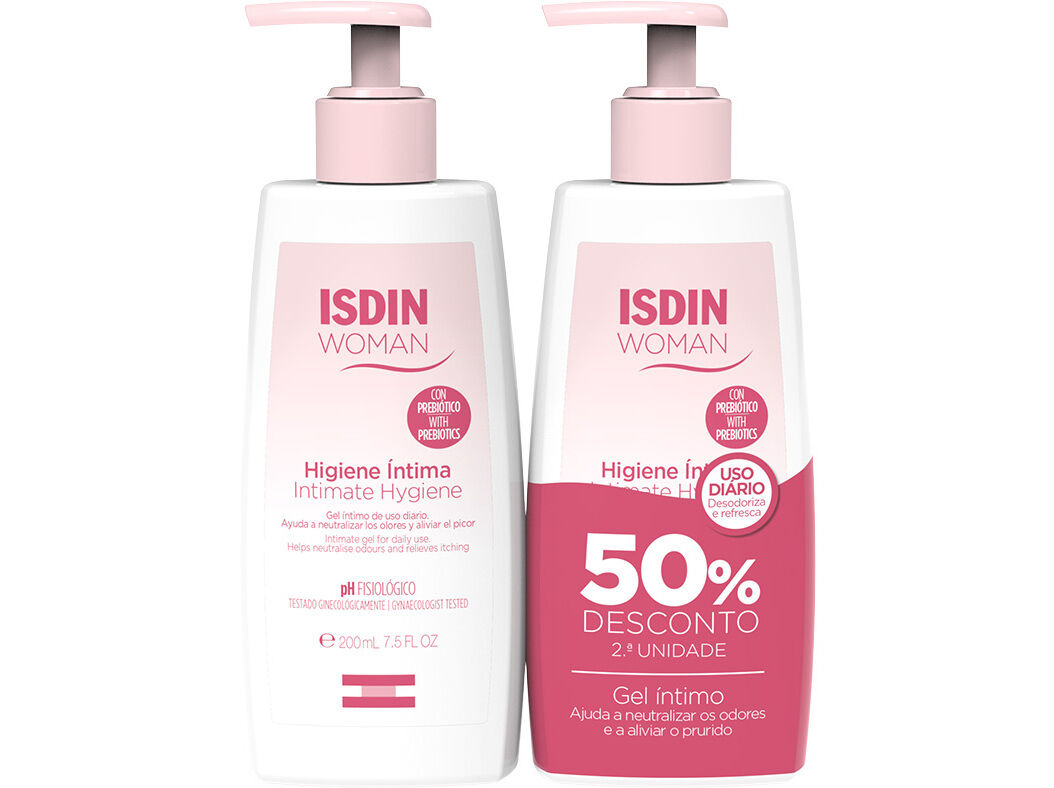 GEL ISDIN HIGIENE INT&Iacute;MA WOMAN 2X200ML 50% DESC 2&ordf;UN image number 0