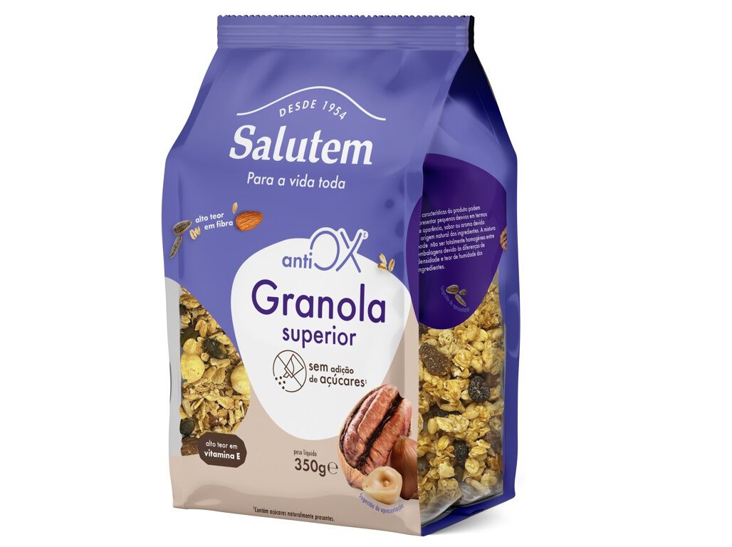 GRANOLA SALUTEM SUPERIOR S/ADI&Ccedil;&Atilde;O A&Ccedil;&Uacute;CAR 350G