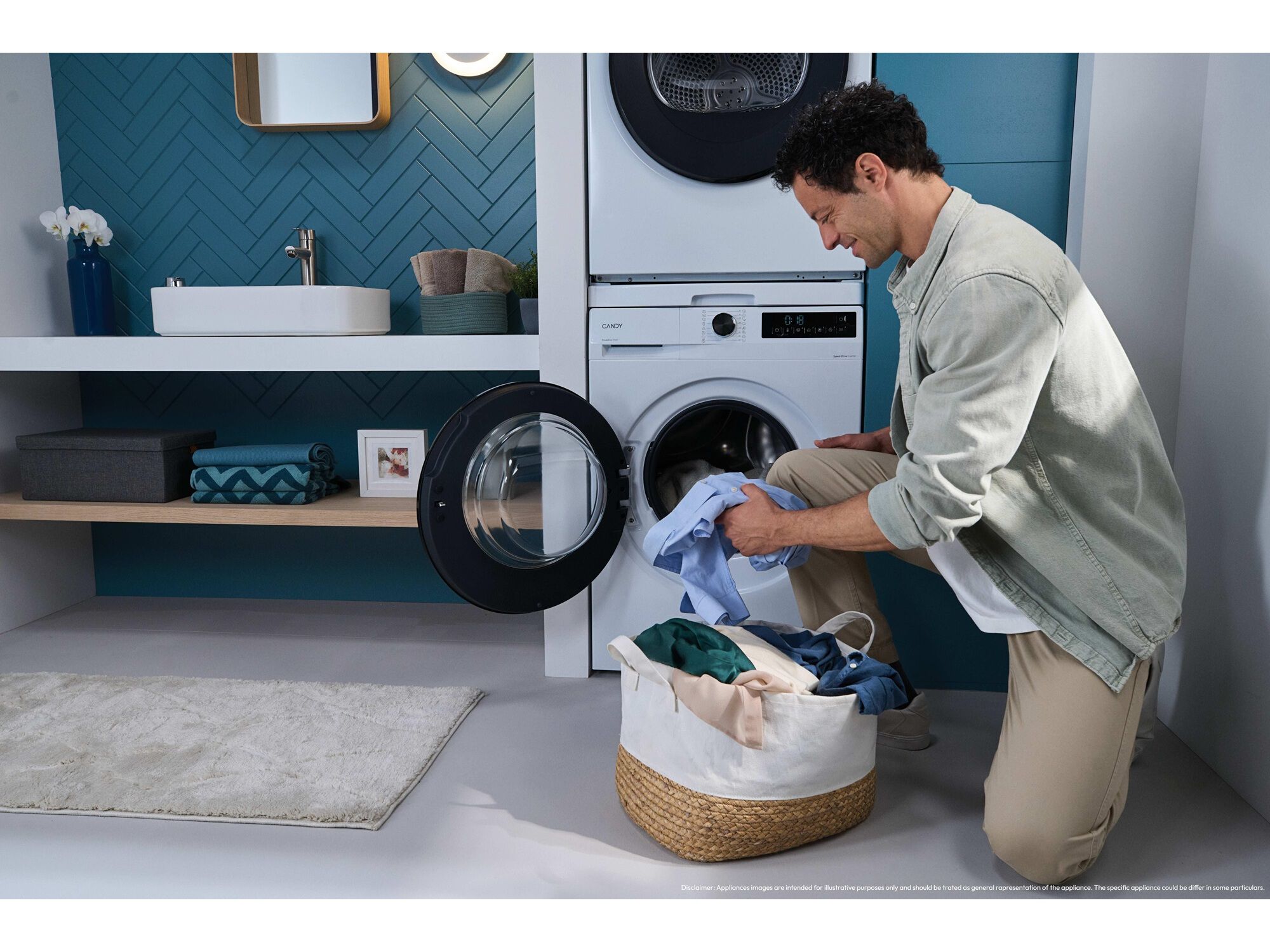 M&Aacute;QUINA DE LAVAR ROUPA CANDY GD 49B8-S - BRANCO A 9KG image number 8