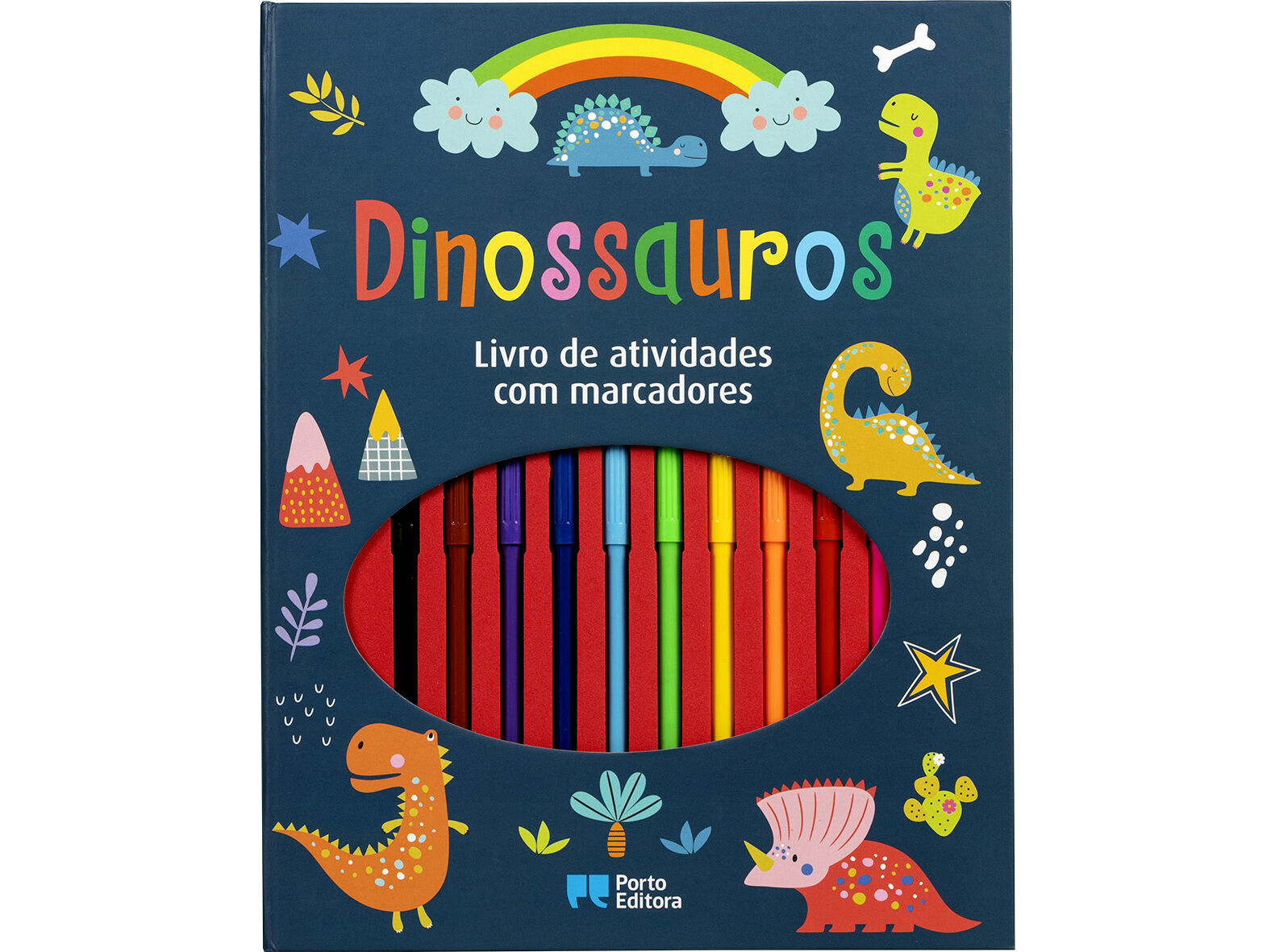 DINOSSAUROS LIVRO DE ATIVIDADES COM MARCADORES image number 0