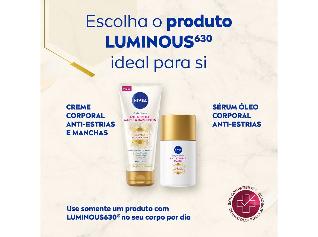 CREME CORPO NIVEA LUMINOUS &Oacute;LEO 100ML image number 7