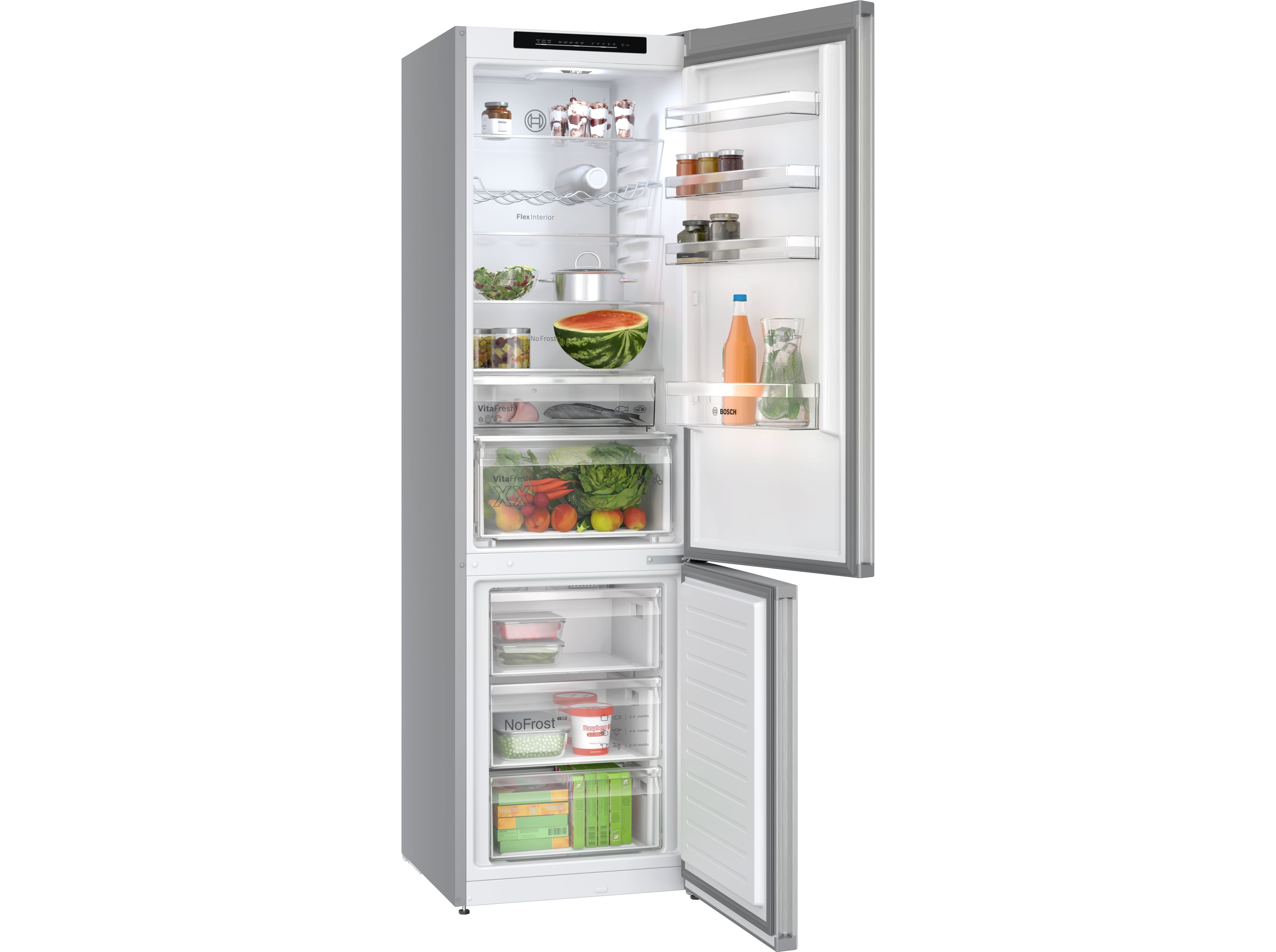 FRIGOR&Iacute;FICO COMBINADO BOSCH KGN392LAG NO FROST A 363L INOX image number 8