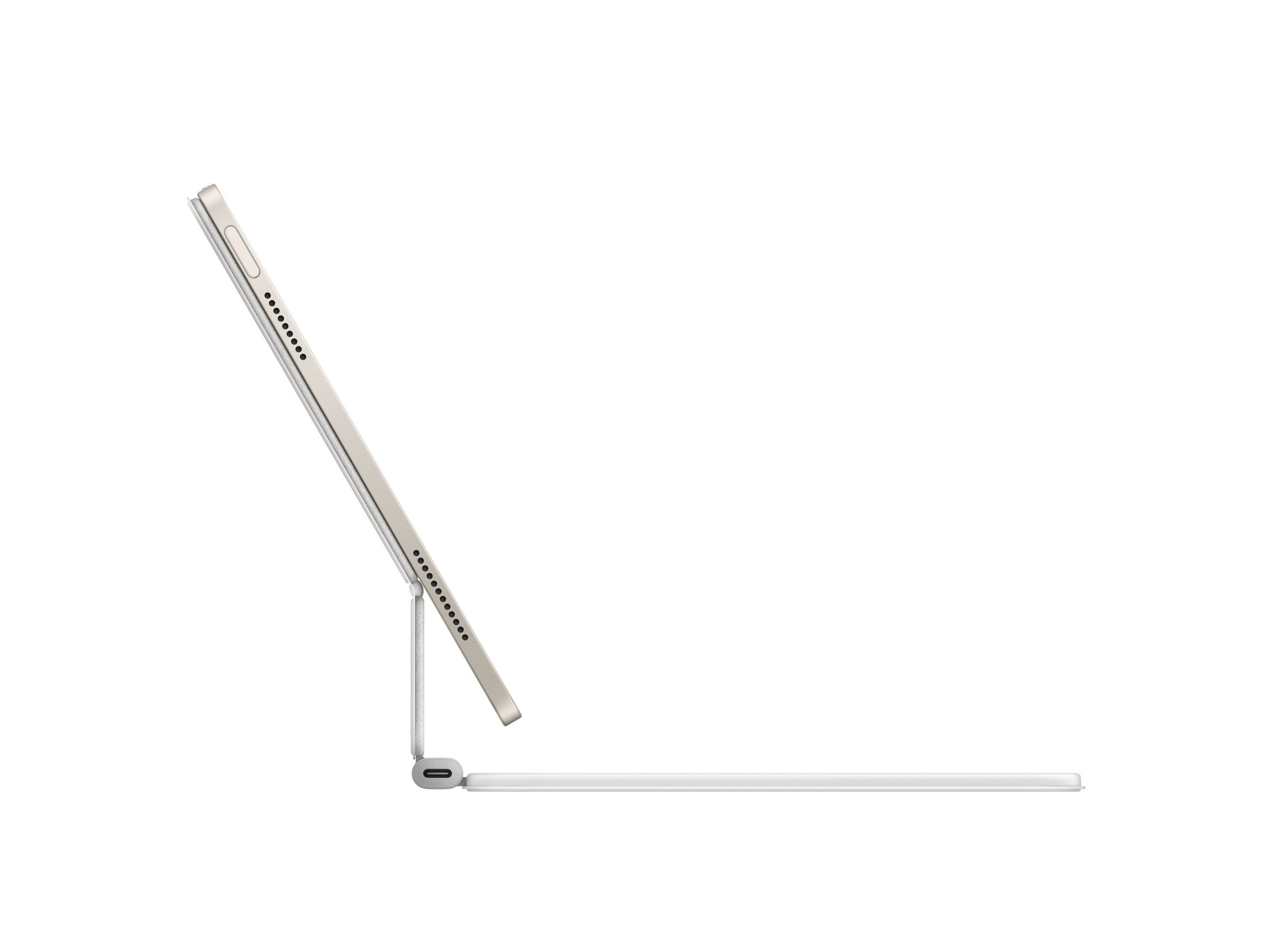 TECLADO MAGIC KEYBOARD APPLE PARA IPAD 11" BRANCO image number 1