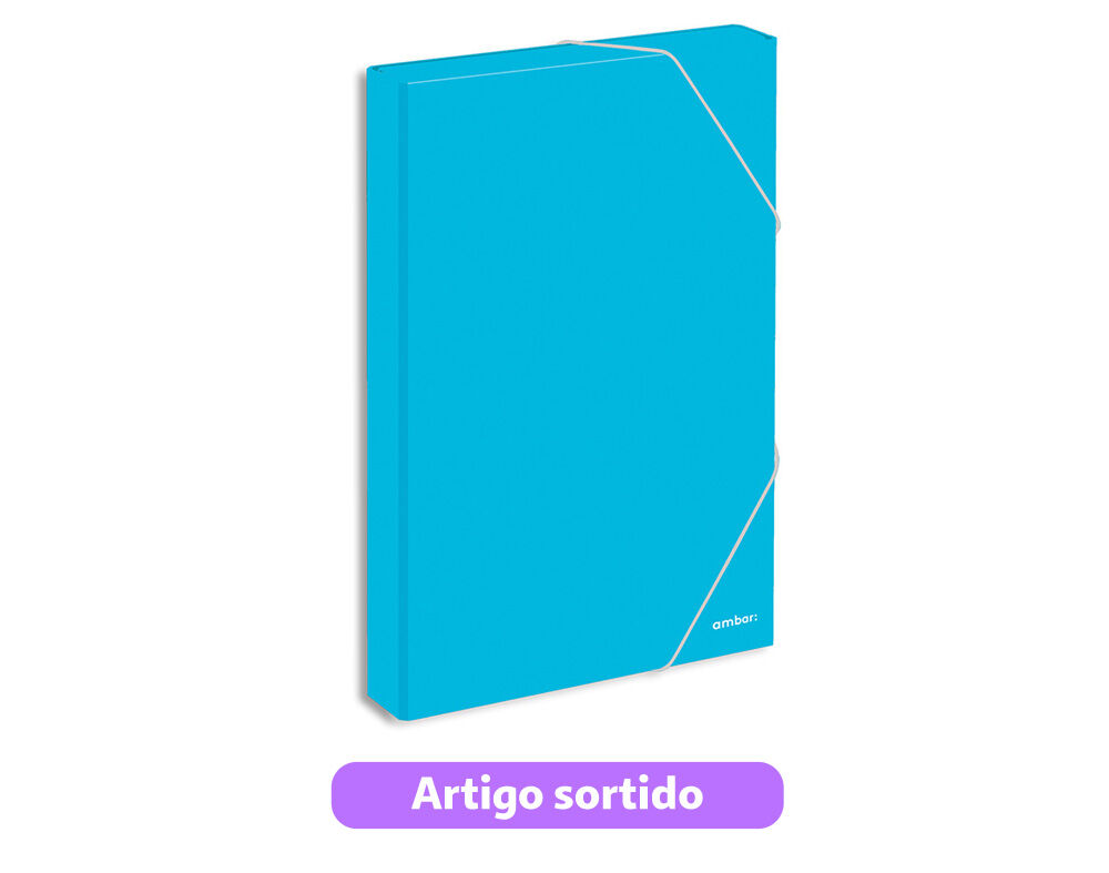 CAIXA DE PROJECTOS SCHOOL AMBAR A3 40MM CORES SORTIDAS