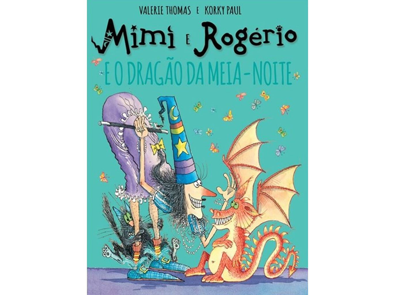 LIVRO MIMI E ROG&Eacute;RIO E DRAG&Atilde;O DA MEIA-NOITE/V.THOMASK.PAUL image number 0