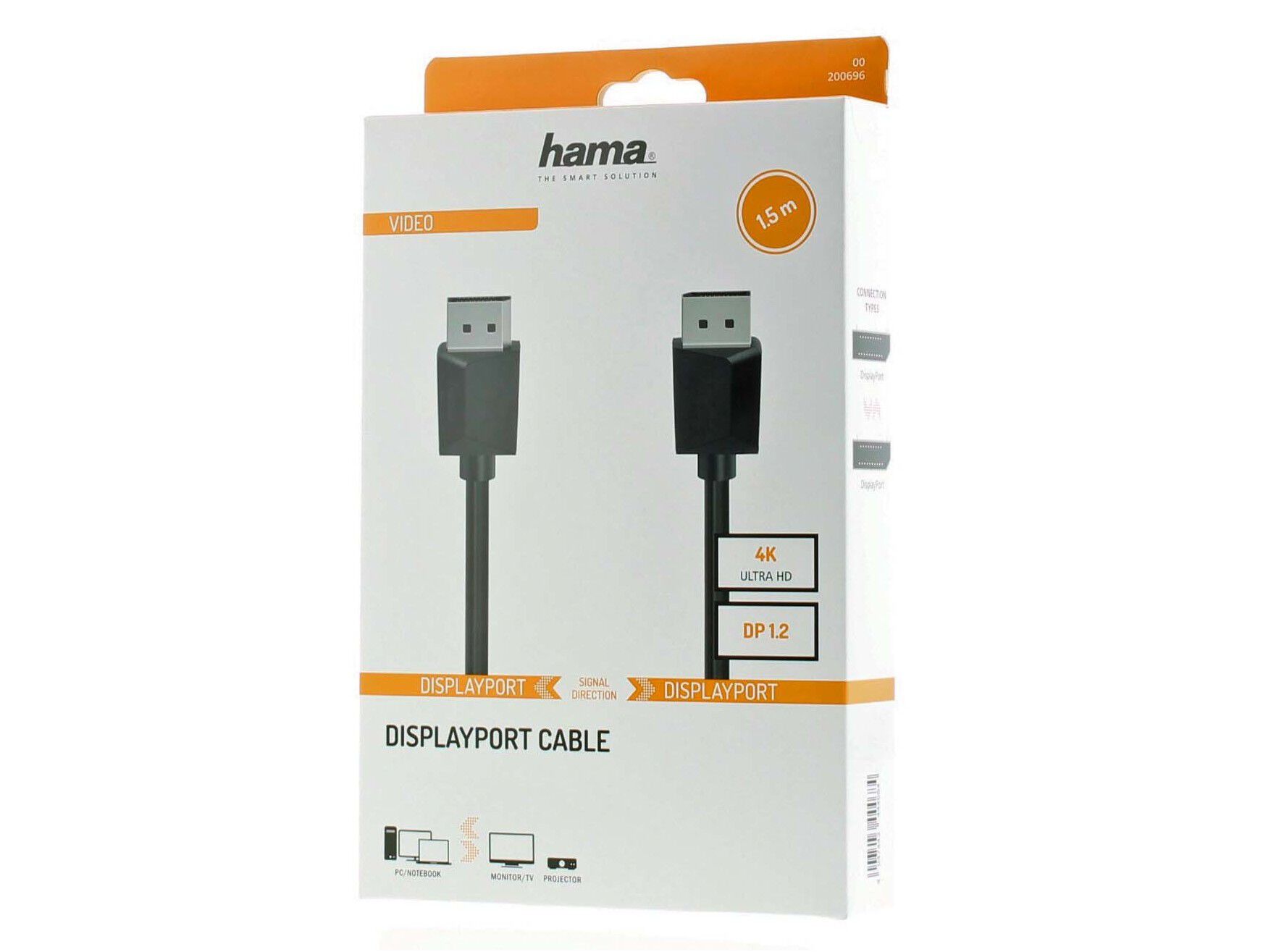 CABO HAMA 00200696 DISPLAYPORT 1.5 MTS image number 1